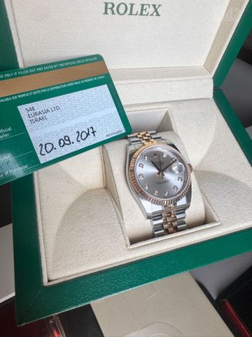 Rolex Datejust 36mm Rose Gold