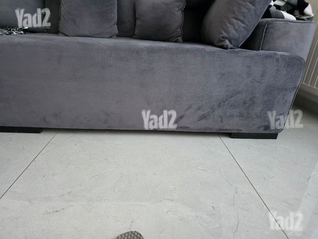 ספה אפורה 3 מטר