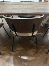 שולחן עץ מלא 250X100