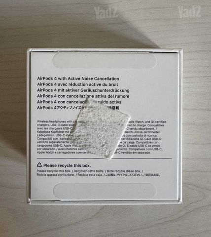 Airpods 4 עם מסנן רעשים
