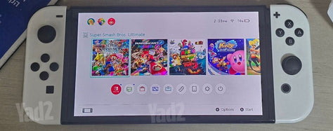 Switch Oled עם אביזרים ומשחק