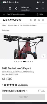 2022 Turbo Levo 3 Expert