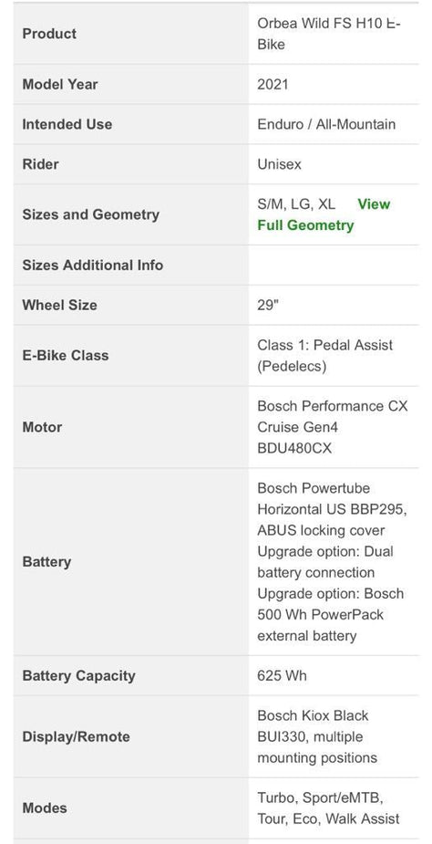 Orbea wild 2021