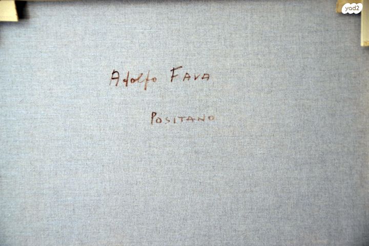 Adolfo Fava, ציור שמן על בד