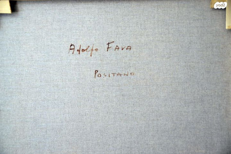 Adolfo Fava, ציור שמן על בד