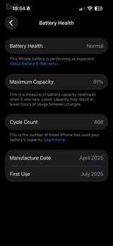 אפור Iphone 16 pro max 256gb