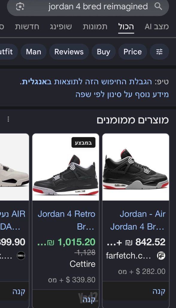 Jordan 4 bred Reimagined