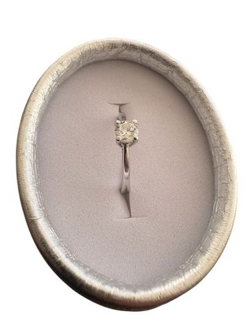 טבעת יהלום 18k