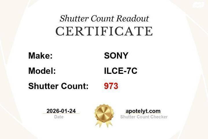 Sony A7C Body