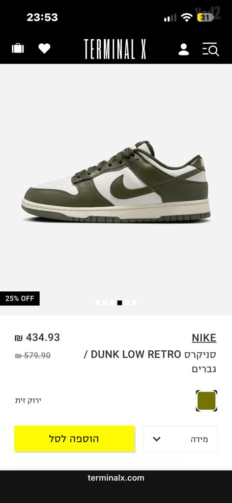 Nike Dunk low retro size 42