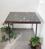 שולחן מגירת דפוס וינטג'