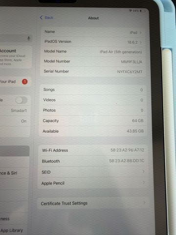 Ipad air 5 (M1) 64gb