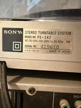 מגבר DENON +פטיפון SONY