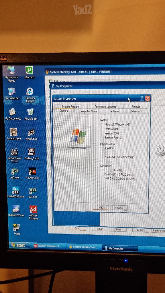 מחשב רטרו Pentium 4 WindowsXP