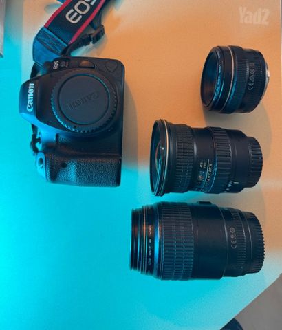 Canon EOS 6D Mark II + 3 עדשות