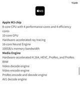 Macbook Air 15”  M3