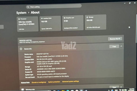 ASUS TUF F15 RTX4060 i7 1TB