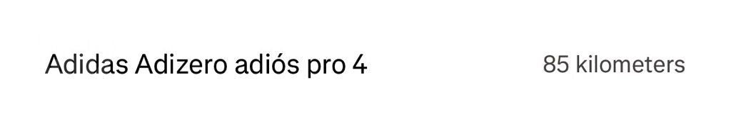 נעלי ריצה adidas adios pro 4