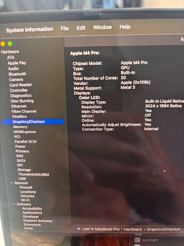 MacBook Pro M4 Pro 1tB 48G