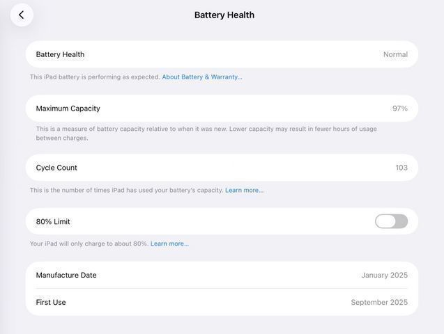 iPad Air M3 128GB כמו חדש
