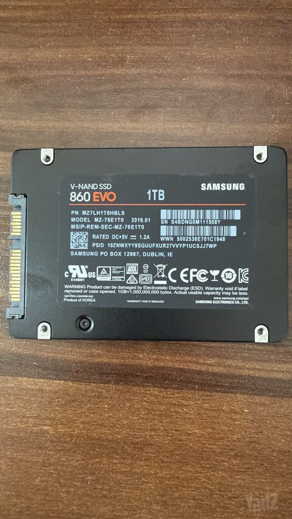 כונן Samsung 860 EVO SSD 1TB