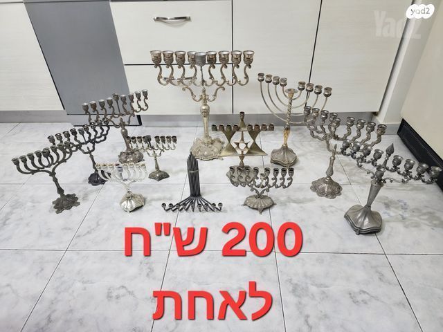 חנוכיות ברזיל ופליז ושחוחית